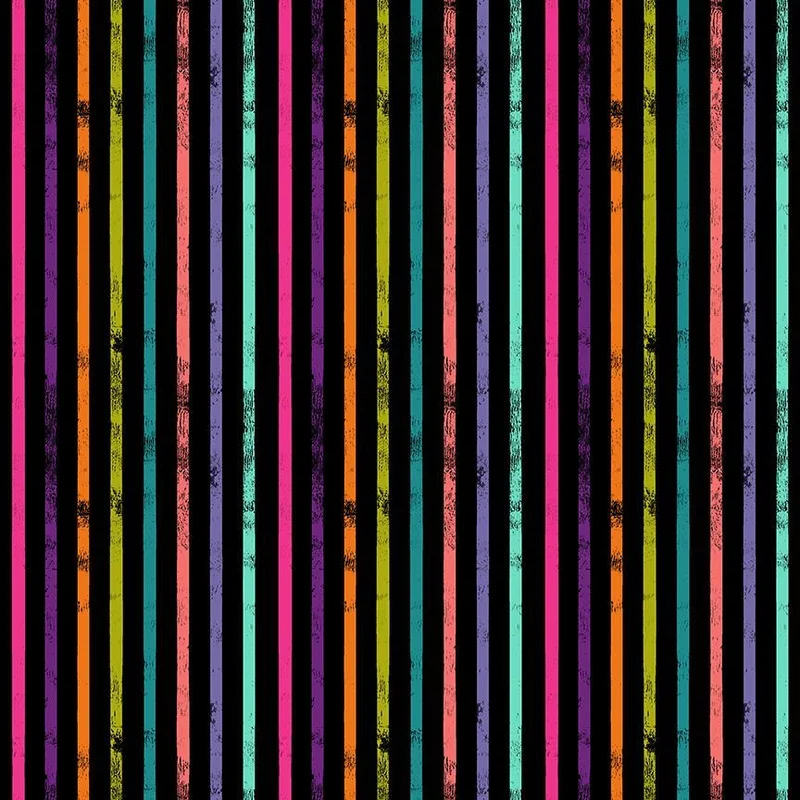 Bootiful: Weathered Stripe- Multi (1/4 Yard)