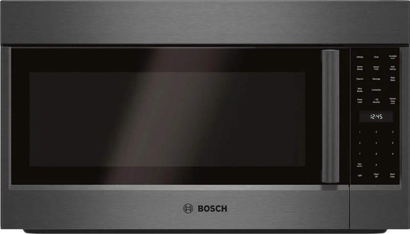 Bosch - 1.6 cu. Ft Over the range Microwave in Stainless - HMV8044C Black Stainless