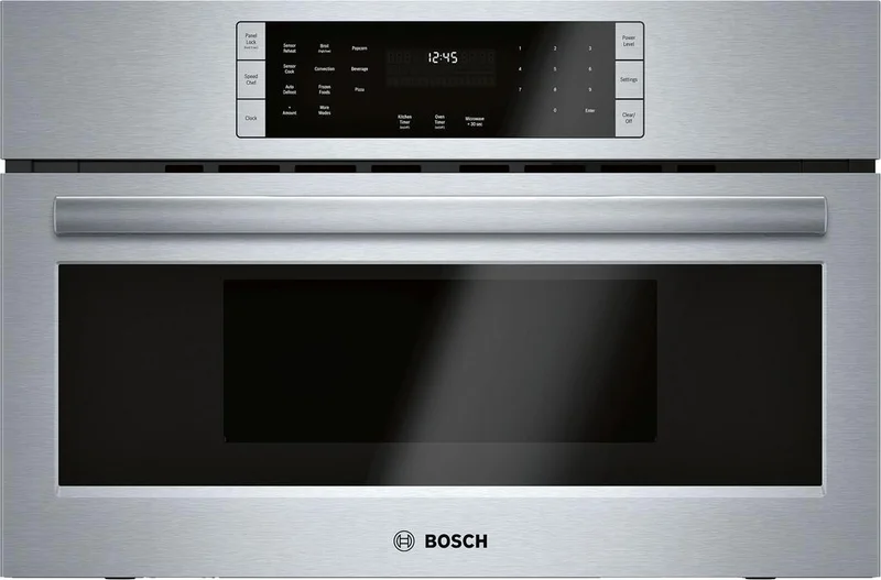 Bosch - 1.6 cu. ft Speed Wall Oven in Stainless Steel - HMCP0252UC Stainless Steel