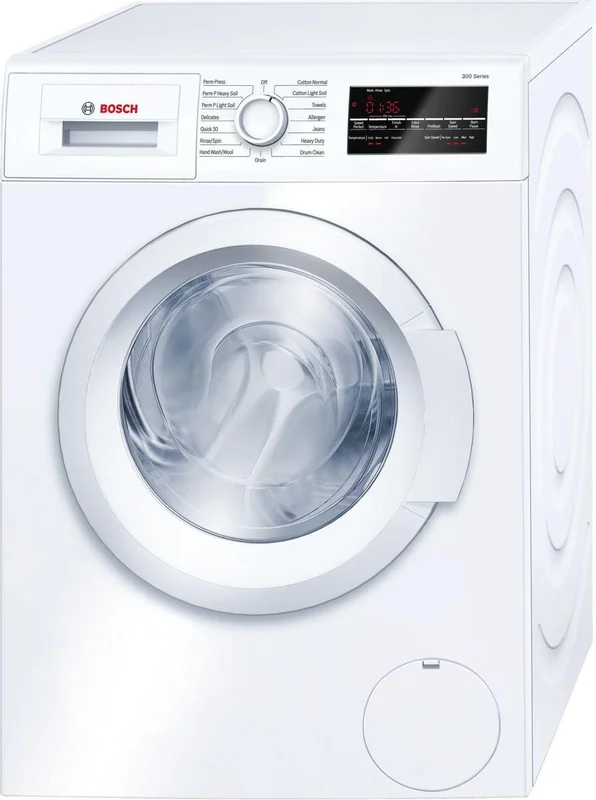 Bosch - 2.2 cu. Ft Compact Washer in White - 240V - WAT28400UC White