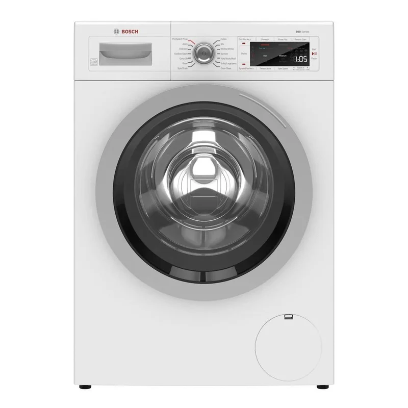 Bosch - 2.2 cu. Ft Compact Washer in White - 240V - WAW285H1UC White