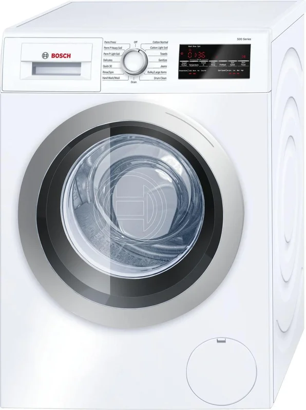 Bosch - 2.2 cu. Ft  Front Load Washer in White - WAT28401UC White