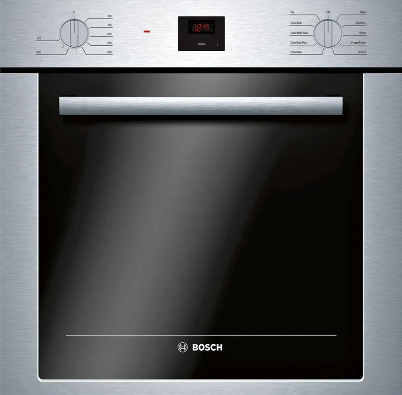 Bosch - 2.5 cu. ft Single Wall Oven in Stainless - HBE5453UC Stainless