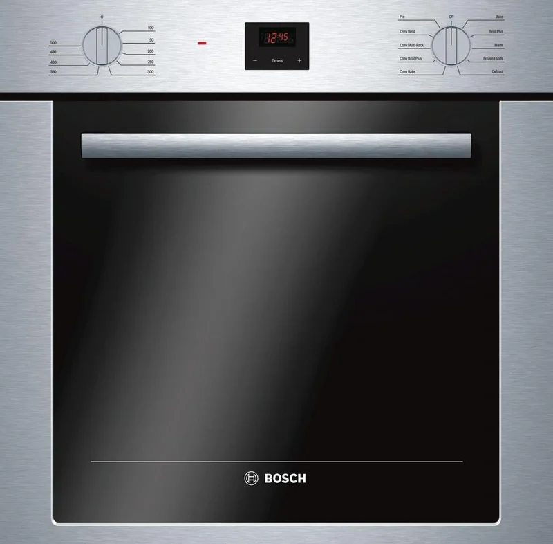 Bosch - 2.8 cu. ft Single Wall Oven in Stainless Steel - HBE5451UC Stainless