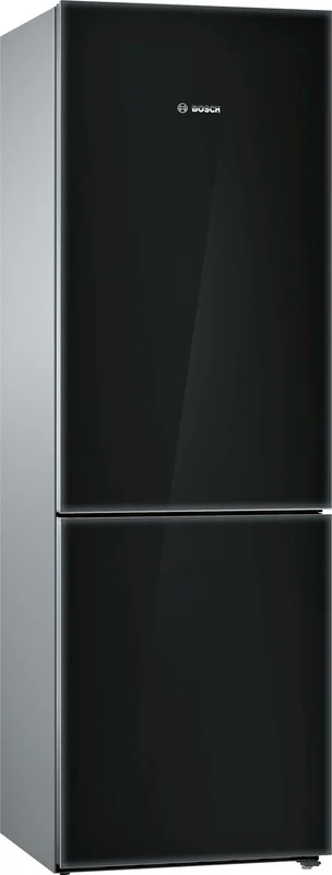 Bosch - 23.5 Inch 10 cu. ft Bottom Mount Refrigerator in Black - B10CB80NVB Black