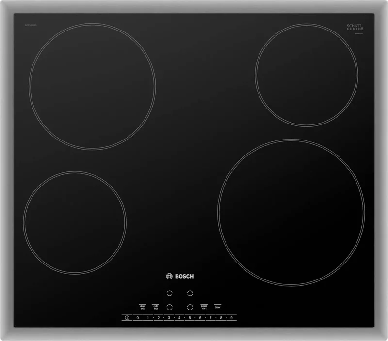 Bosch - 23 Inch Electric Cooktop in Black - NET5469SC Black