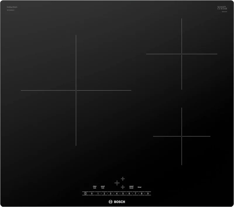Bosch - 24 inch wide Induction Cooktop in Black - NIT5460UC Black