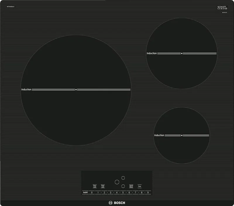 Bosch - 24 inch wide Induction Cooktop in Black - NIT5469UC Black