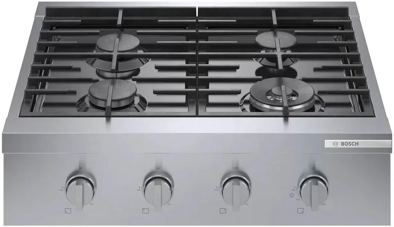Bosch - 29.9 inch wide Gas Cooktop in Stainless - RGM8058UC Stainless