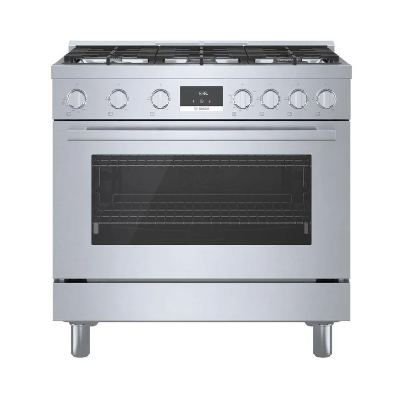 Bosch - 3.5 cu. ft  Gas Range in Stainless - HGS8655UC Stainless