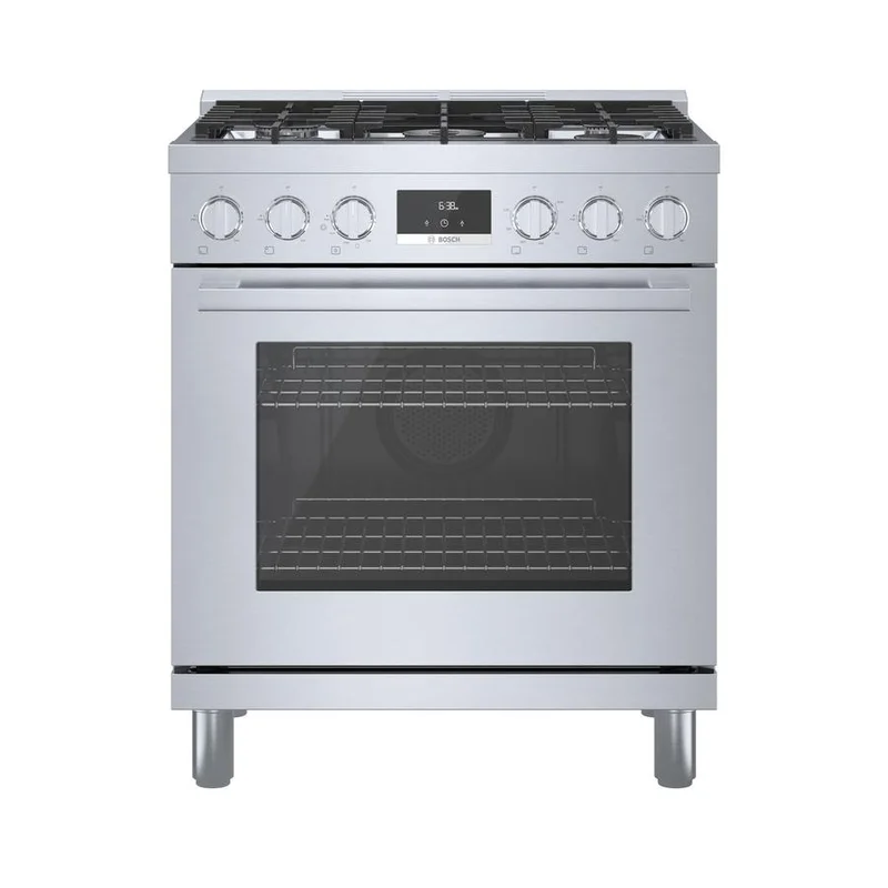 Bosch - 3.7 cu. ft  Gas Range in Stainless - HGS8055UC Stainless