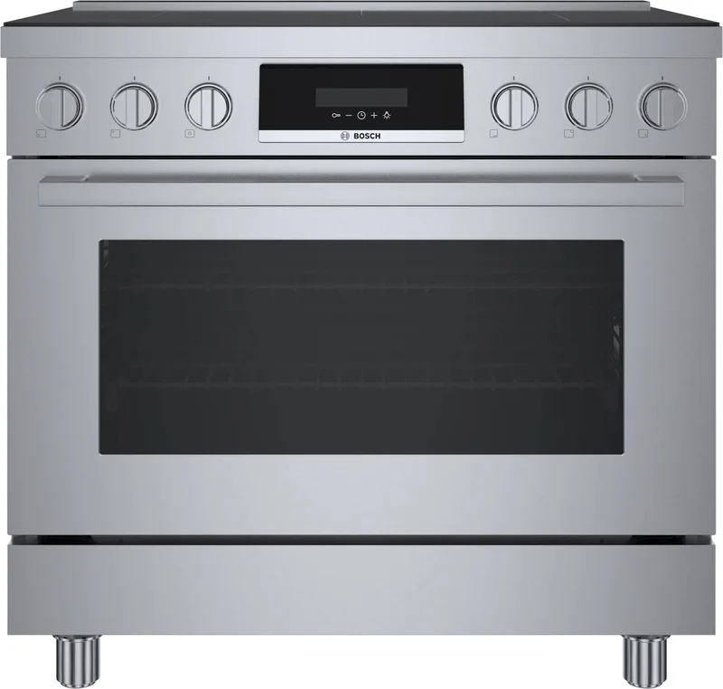 Bosch - 3.7 cu. ft Induction Range in Stainless - HIS8655C Stainless