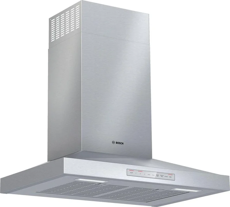 Bosch - 30 Inch 600 CFM Wall Mount and Chimney Range Vent in Stainless - HCP50652UC Stainless