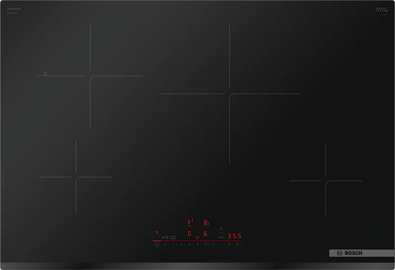 Bosch - 31 Inch Induction Cooktop in Black - NIT8061UC Black