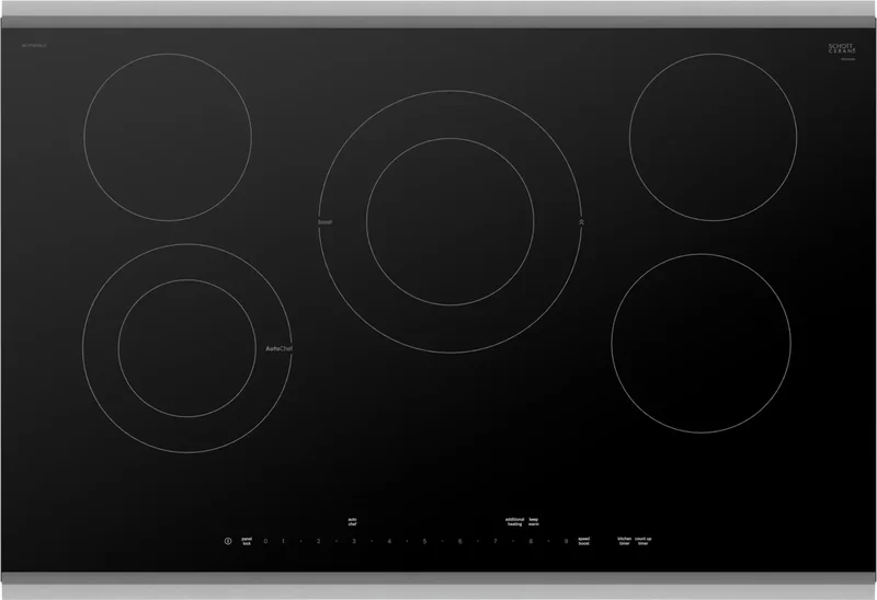 Bosch - 31 inch wide Electric Cooktop in Black - NETP069SUC Black