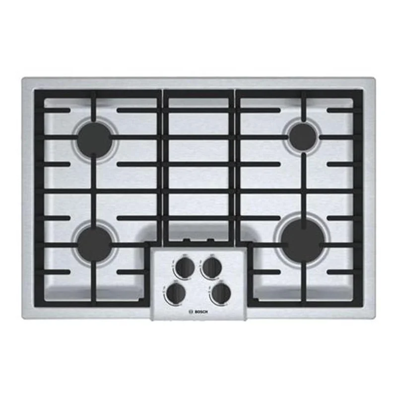 Bosch - 31 inch wide Gas Cooktop in Stainless - NGM5056UC Stainless