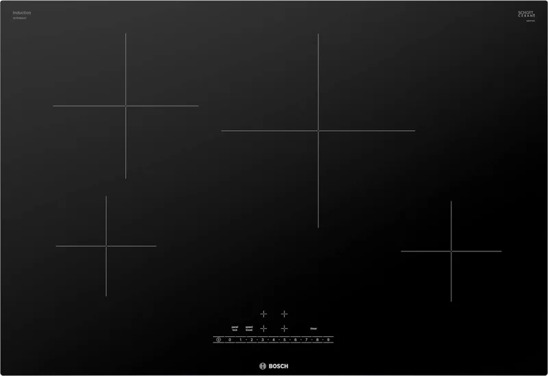 Bosch - 31 inch wide Induction Cooktop in Black - NIT5060UC Black