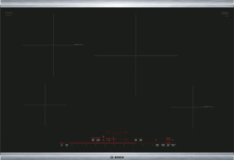 Bosch - 31 inch wide Induction Cooktop in Black - NIT8069SUC Black