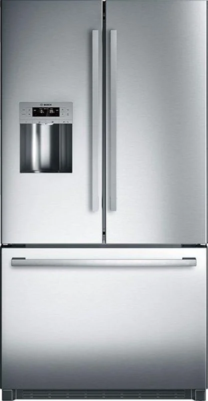 Bosch - 35 5/8 Inch 25 cu. ft French Door Refrigerator in Stainless - B26FT50SNS Stainless