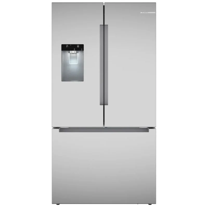 Bosch - 35.6 Inch 26 cu. ft French Door Refrigerator in Stainless - B36FD10ENS Stainless