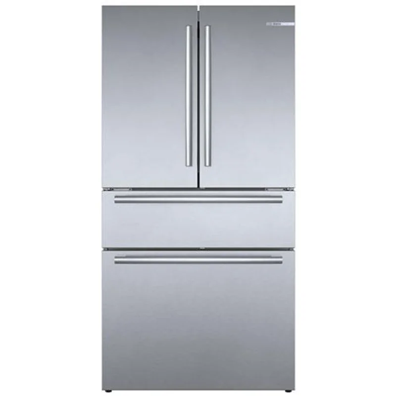 Bosch - 35.625 Inch 21 cu. ft French Door Refrigerator in Stainless - B36CL80SNS Stainless