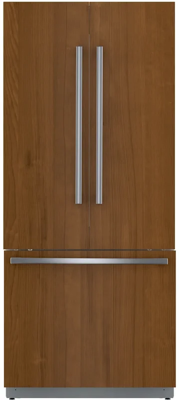 Bosch - 35.75 Inch 19.4 cu. ft Built In / Integrated French Door Refrigerator in Panel Ready - B36IT905NP Panel Ready