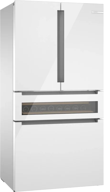 Bosch - 36 Inch 20.5 cu. ft French Door Refrigerator in White - B36CL81ENW White
