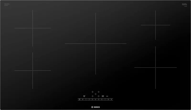 Bosch - 37 inch wide Induction Cooktop in Black - NIT5660UC Black