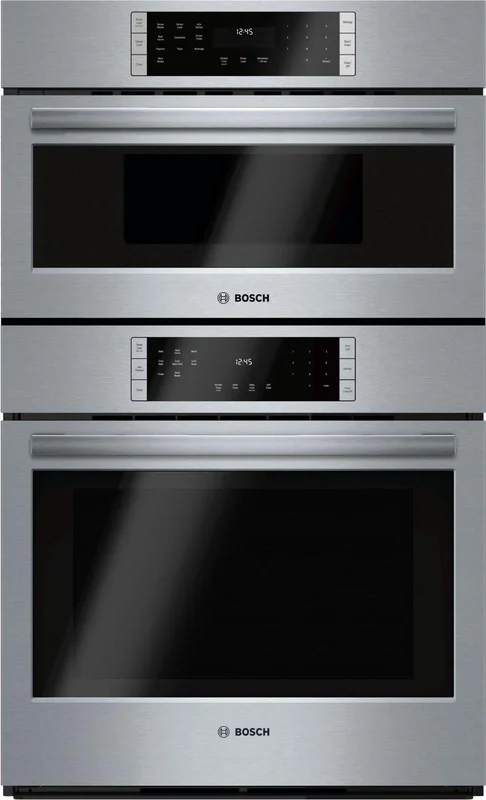 Bosch - 4.6 cu. ft Combination Wall Oven in Stainless Steel - HBL8752UC Stainless
