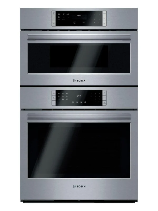 Bosch - 4.6 cu. ft Combination Wall Oven in Stainless Steel - HBL87M53UC Stainless Steel