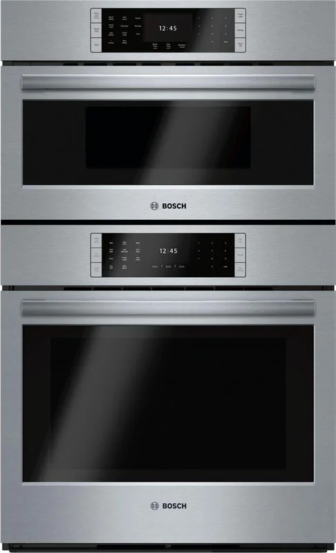 Bosch - 4.6 cu. ft Combination Wall Oven in Stainless Steel - HBLP752UC Stainless