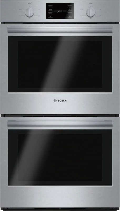 Bosch - 4.6 cu. ft Double Wall Oven in Stainless - HBL5551UC Stainless