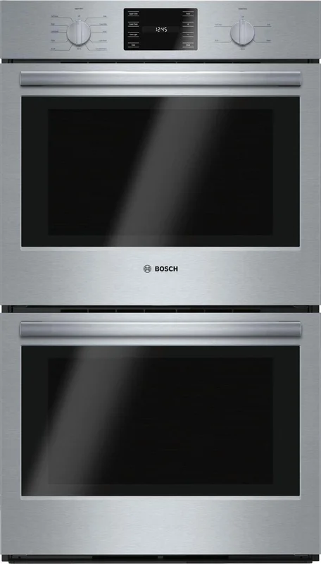 Bosch - 4.6 cu. ft Double Wall Oven in Stainless - HBL5651UC Stainless