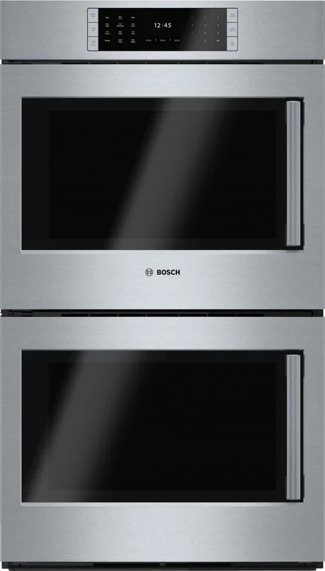 Bosch - 4.6 cu. ft Double Wall Oven in Stainless Steel - HBLP651LUC Stainless