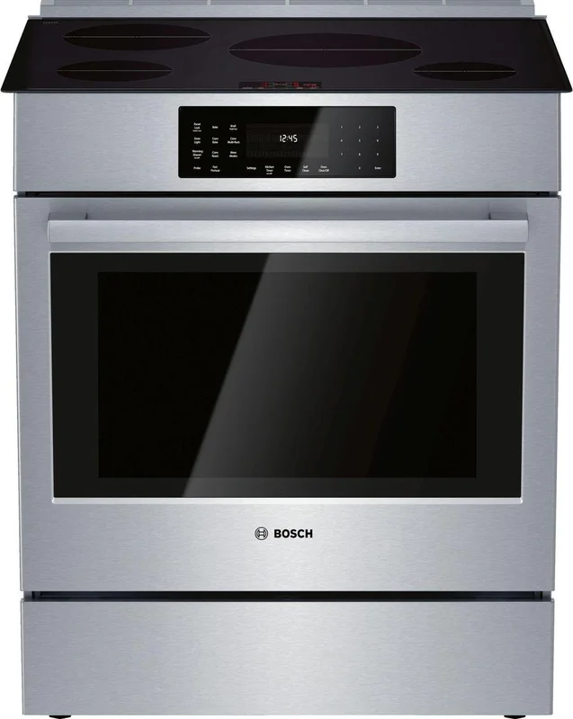 Bosch - 4.6 cu. ft Induction Range in Stainless - HII8056C Stainless