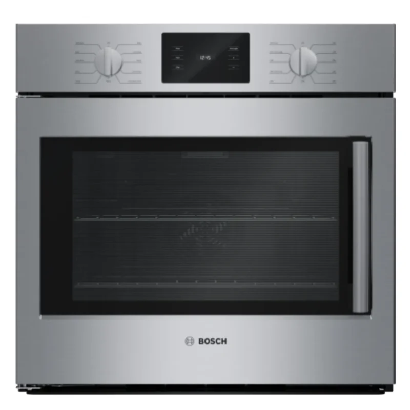 Bosch - 4.6 cu. ft Single Wall Oven in Stainless - HBL5455LUC Stainless