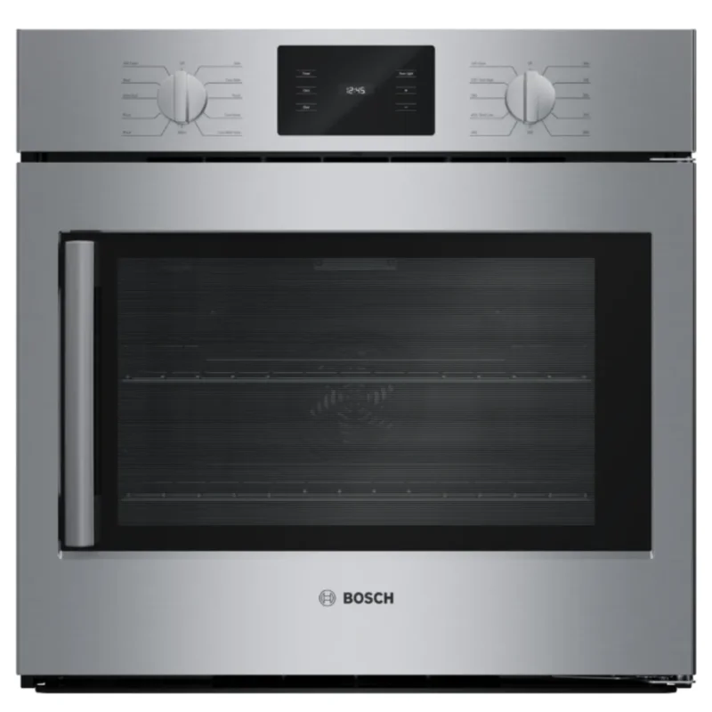 Bosch - 4.6 cu. ft Single Wall Oven in Stainless - HBL5455RUC Stainless