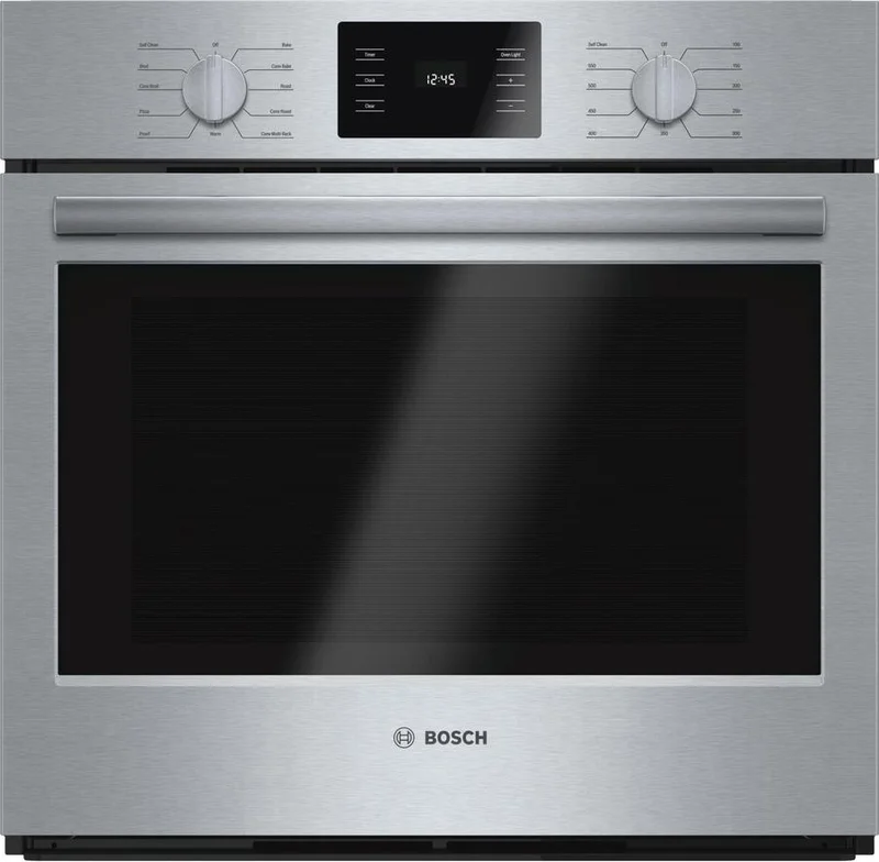 Bosch - 4.6 cu. ft Single Wall Oven in Stainless Steel - HBL5451UC Stainless