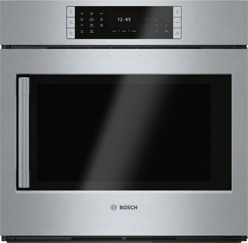 Bosch - 4.6 cu. ft Single Wall Oven in Stainless Steel - HBLP451RUC Stainless