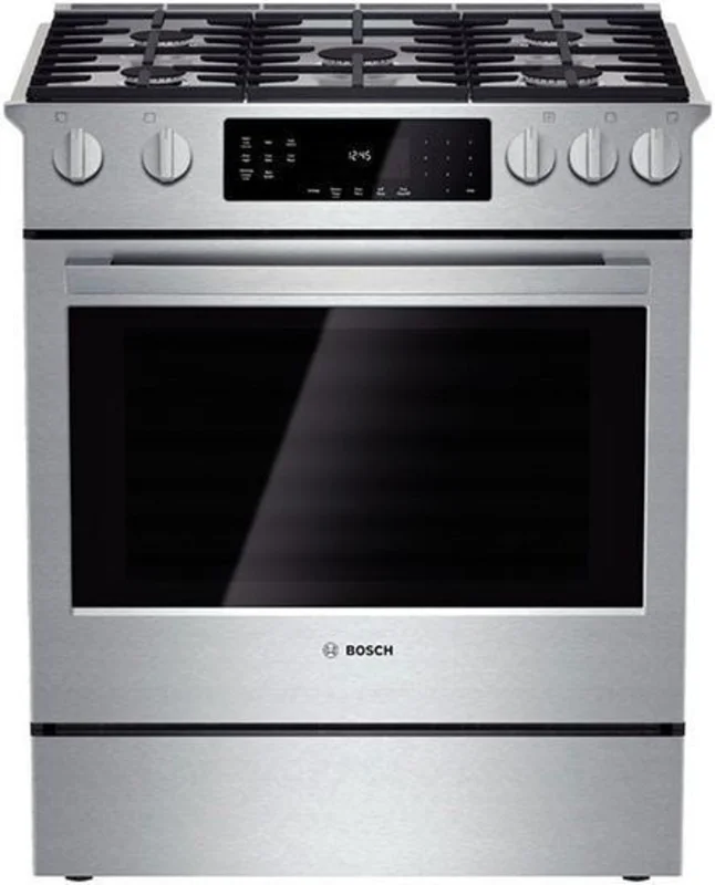 Bosch - 4.8 cu. ft Gas Range in Stainless - HGI8054UC Stainless