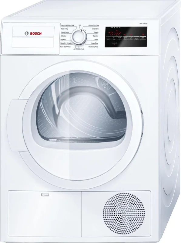 Bosch - 4 cu. Ft Electric Dryer in White - WTG86400UC White
