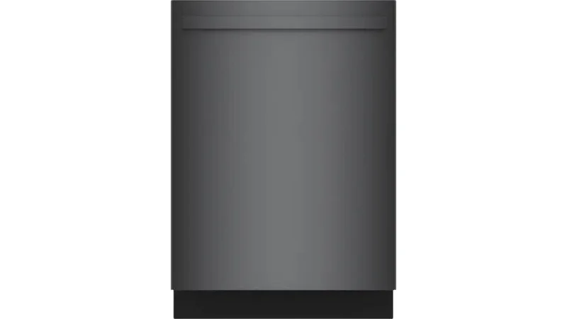 Bosch - 42 dBA Built In Dishwasher in Black Stainless - SHX78CM4N Black Stainless