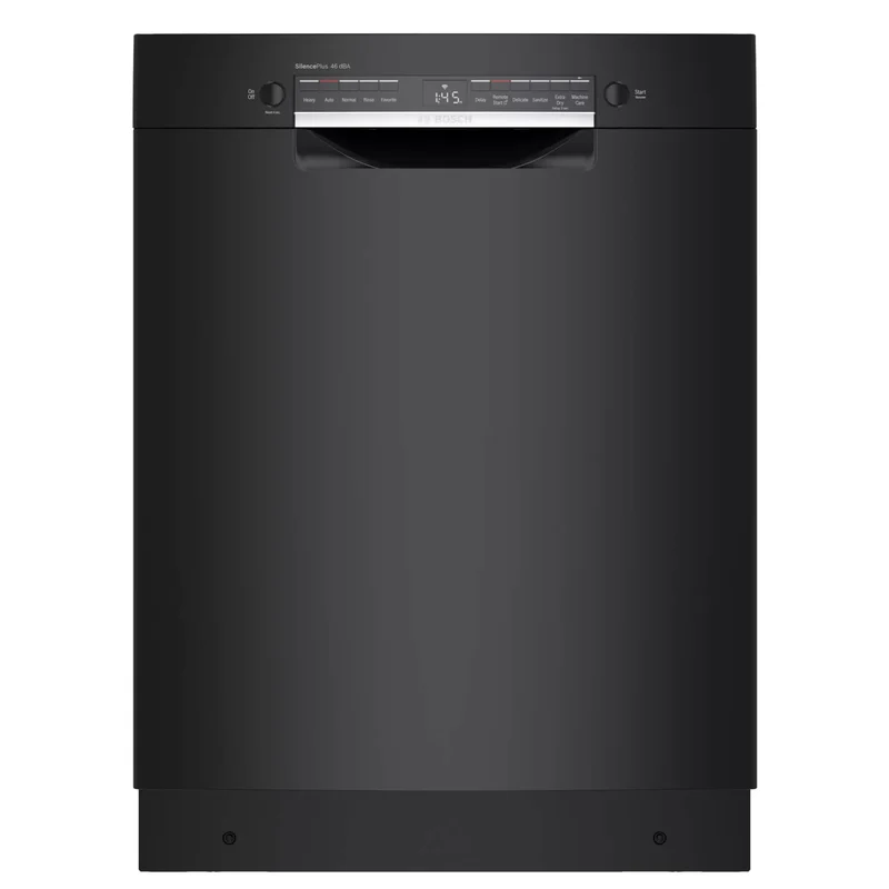 Bosch - 46 dBA Built In Dishwasher in Black - SGE53B56UC Black