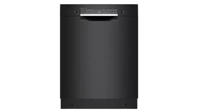 Bosch - 46 dBA Built In Dishwasher in Black - SGE53C56UC Black