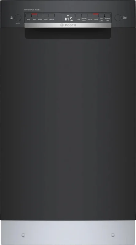 Bosch - 46 dBA Built In Dishwasher in Black - SPE53C56UC Black