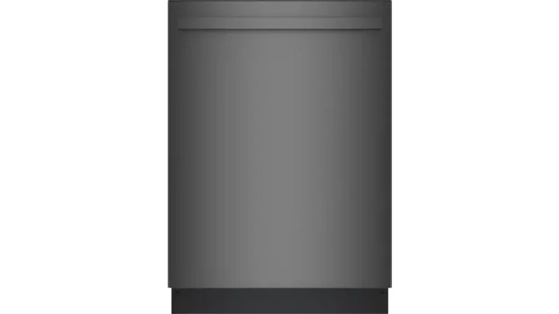 Bosch - 46 dBA Built In Dishwasher in Black Stainless - SHX5AEM4N Black Stainless