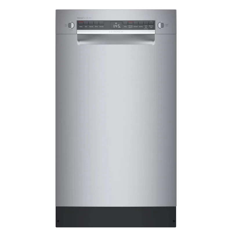 Bosch - 46 dBA Compact Dishwasher in Stainless - SPE53B55UC Stainless