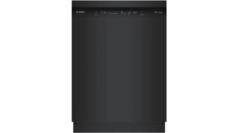 Bosch - 48 dBA Built In Dishwasher in Black - SHE4AEM6N Black