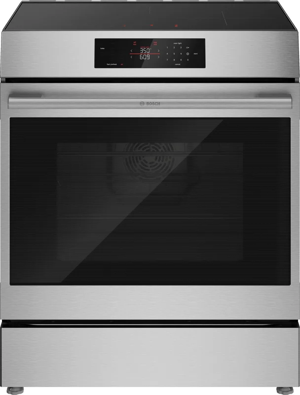 Bosch - 5.8 cu. ft Electric Range in Stainless - HIF5050MC Stainless