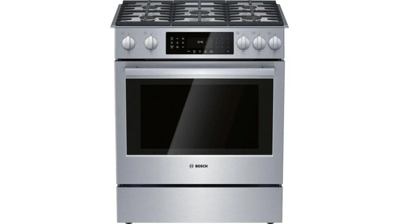 Bosch - 5 cu. ft Gas Range in Stainless - HGIP056UC Stainless